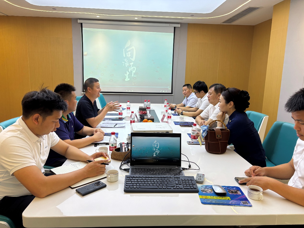 張長豐副市長到晨海水產調研，助企紓困共繪漁業科技新藍圖